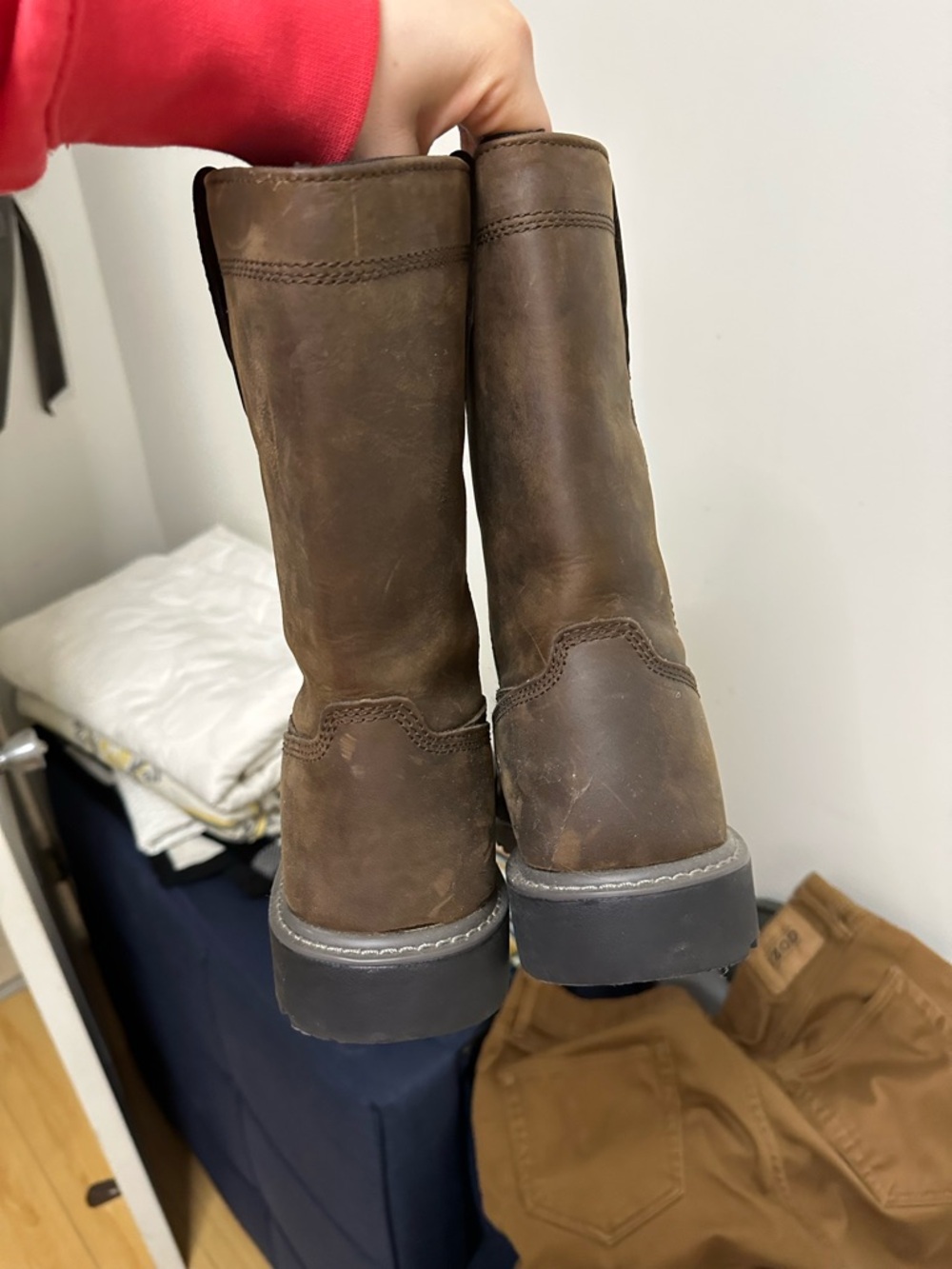 Men’s steel toe work boots - Picture 5 of 6